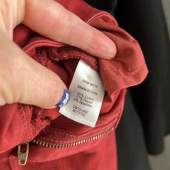 Coldwater Creek, brick red jeans (soft) - Picture 8 of 8